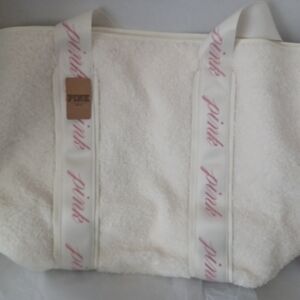 PINK Victoria's Secret White Tote Bag